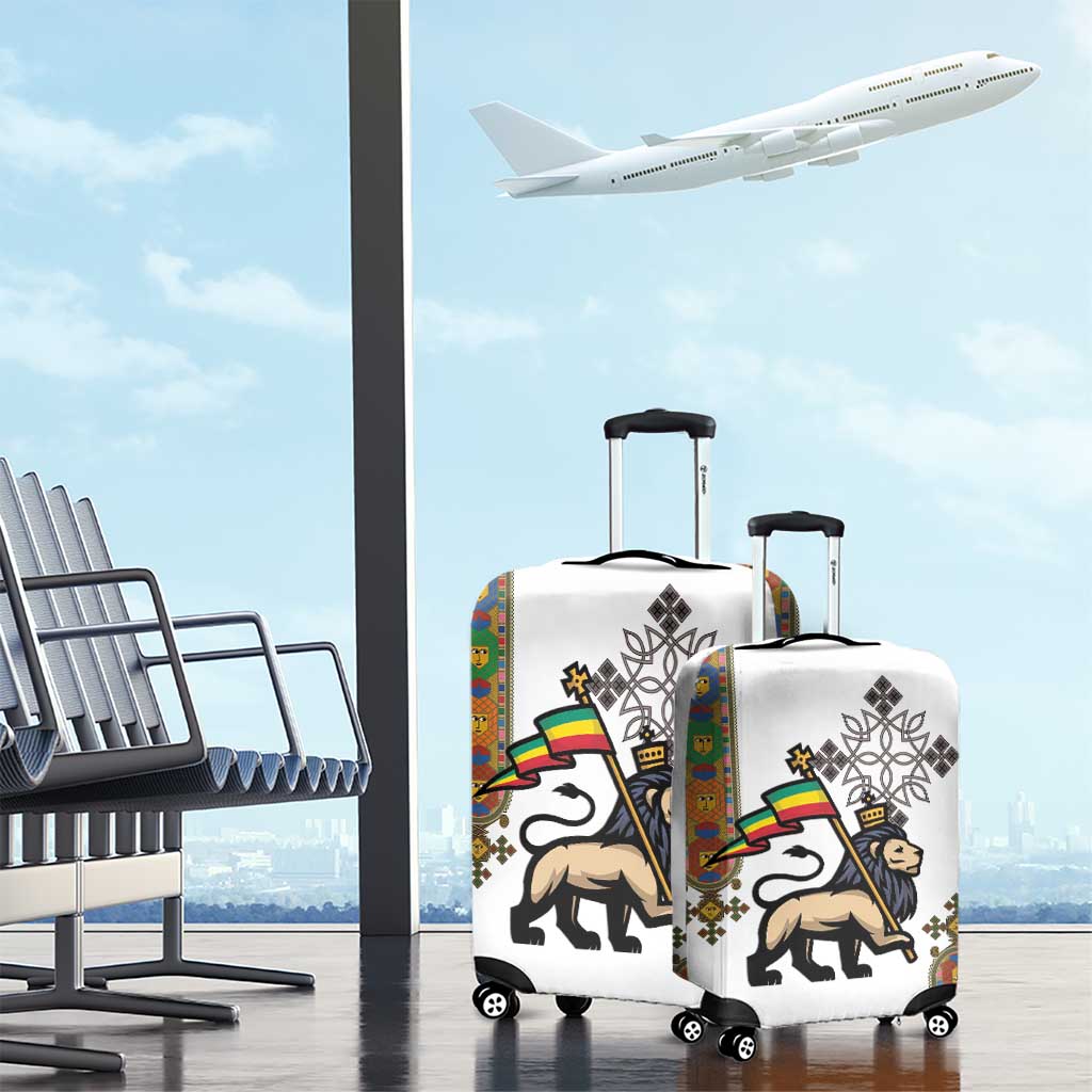Ethiopia Saba Kemis Luggage Cover Lion Of Judah