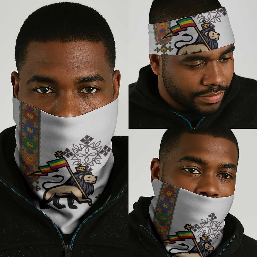 Ethiopia Saba Kemis Neck Gaiter Lion Of Judah LT15