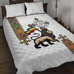 Ethiopia Saba Kemis Quilt Bed Set Lion Of Judah