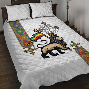 Ethiopia Saba Kemis Quilt Bed Set Lion Of Judah