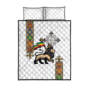 Ethiopia Saba Kemis Quilt Bed Set Lion Of Judah