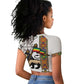 Ethiopia Saba Kemis Raglan Cropped T shirt Lion Of Judah
