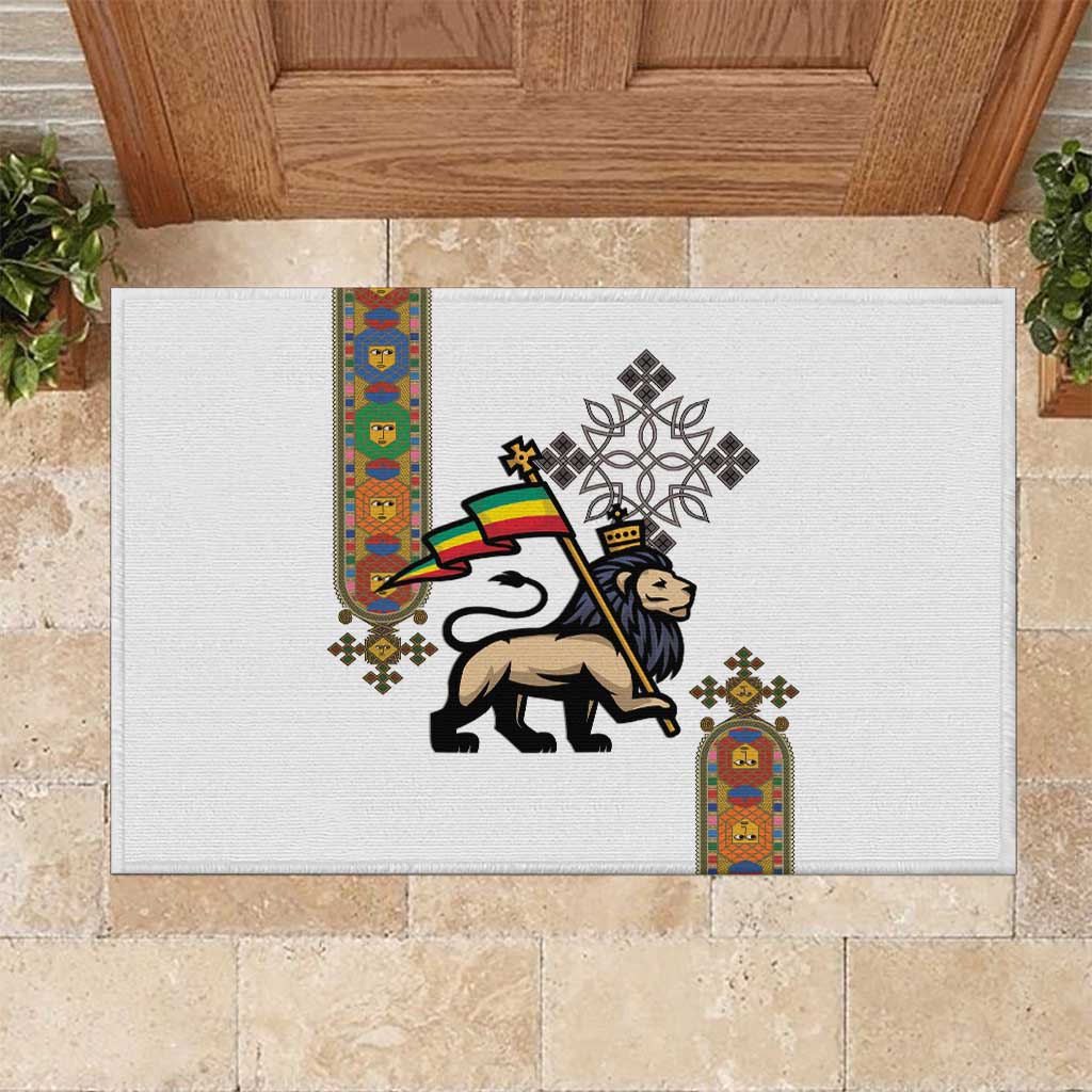 Ethiopia Saba Kemis Rubber Doormat Lion Of Judah