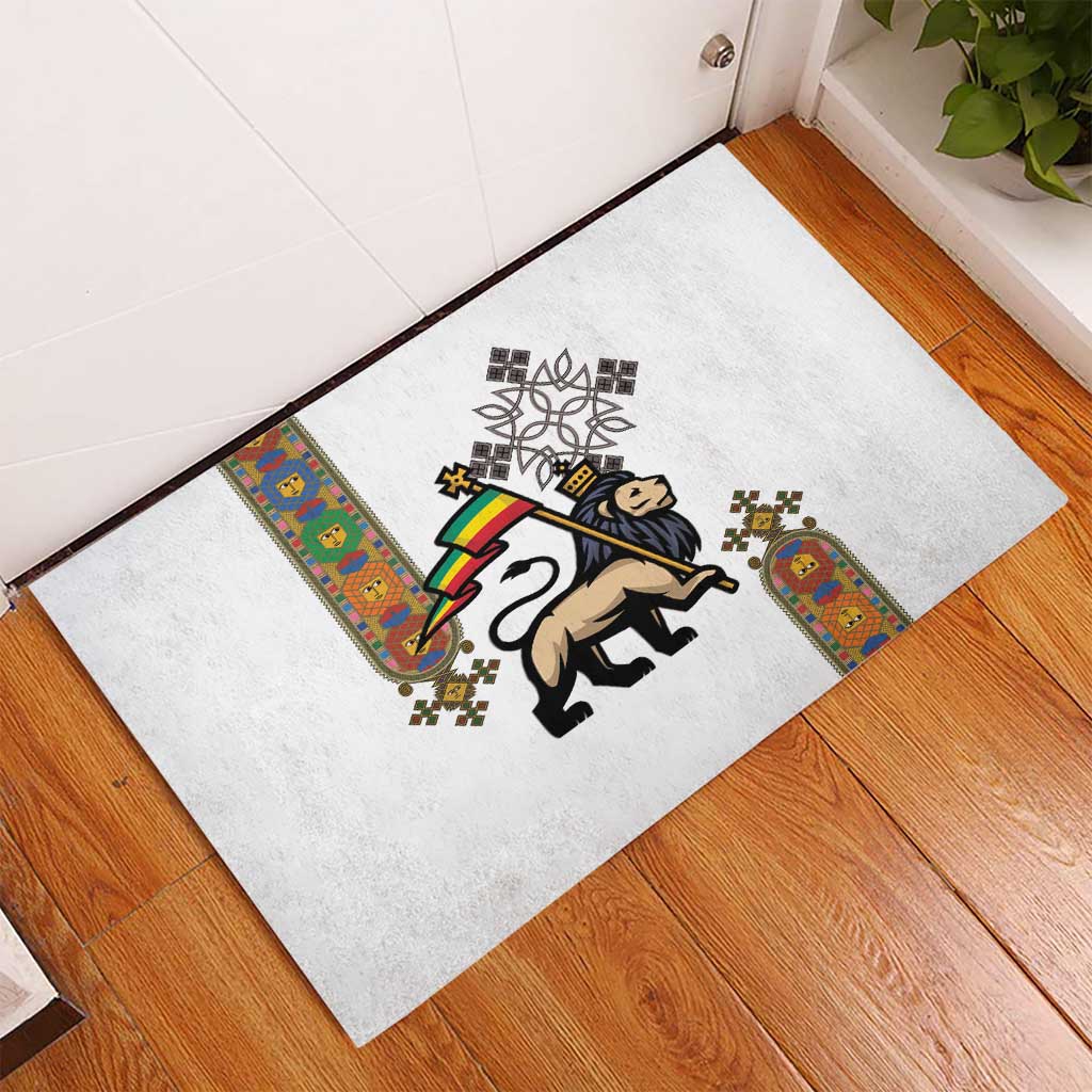 Ethiopia Saba Kemis Rubber Doormat Lion Of Judah