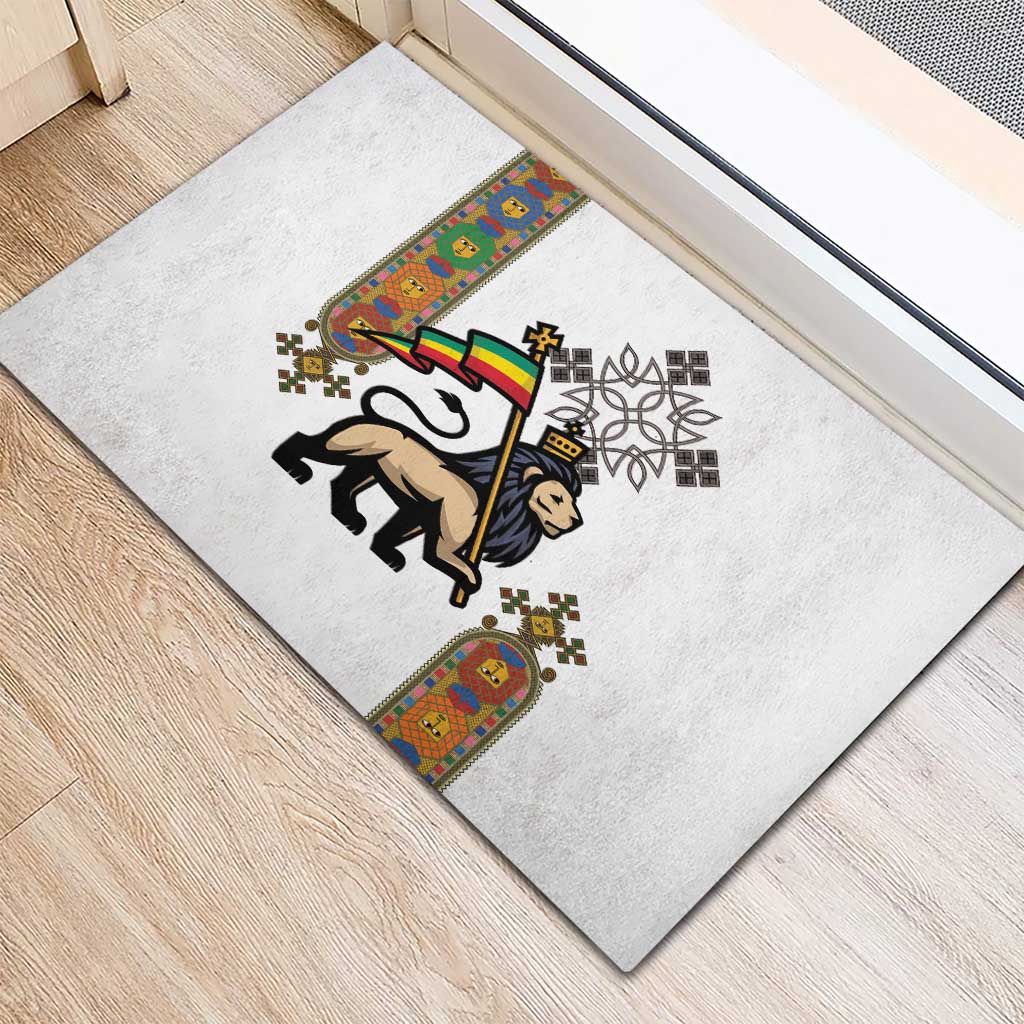 Ethiopia Saba Kemis Rubber Doormat Lion Of Judah