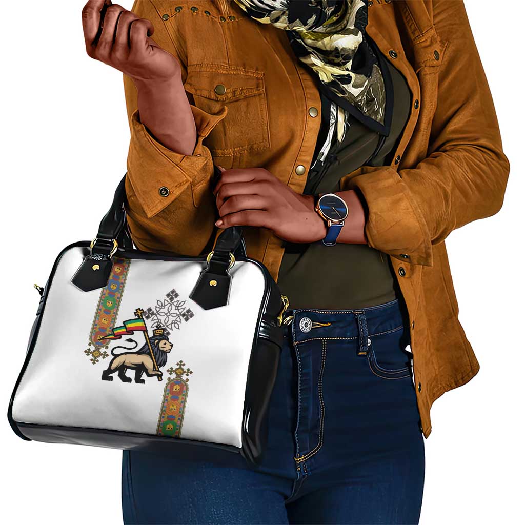 Ethiopia Saba Kemis Shoulder Handbag Lion Of Judah