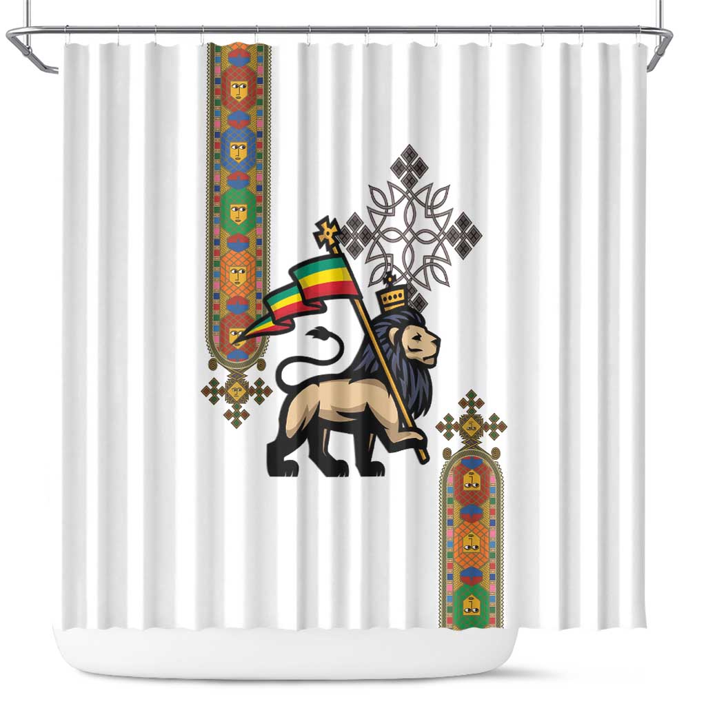 Ethiopia Saba Kemis Shower Curtain Lion Of Judah
