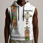 Ethiopia Saba Kemis Sleeveless Hoodie Lion Of Judah - African Pride