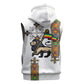 Ethiopia Saba Kemis Sleeveless Zip Hoodie Lion Of Judah - African Pride