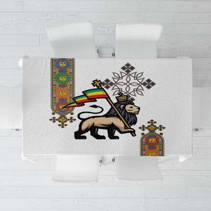 Ethiopia Saba Kemis Tablecloth Lion Of Judah