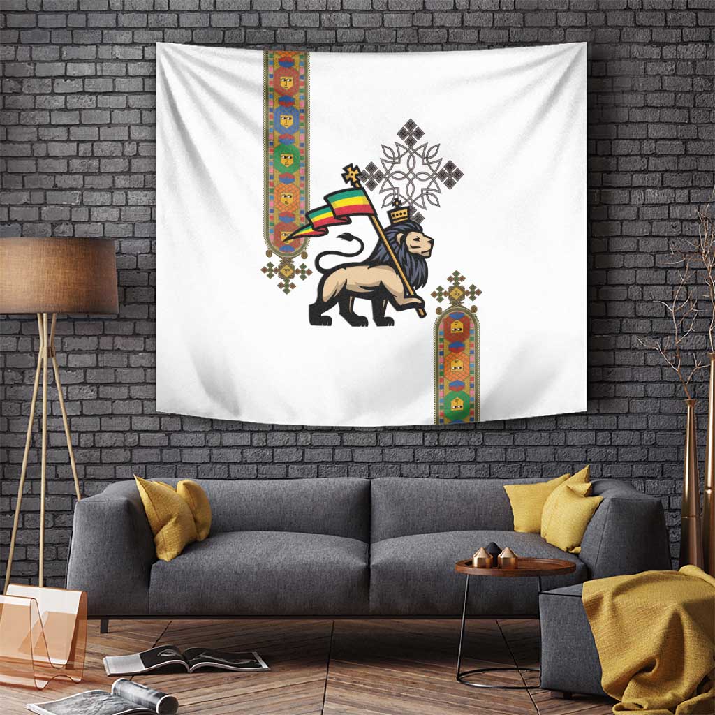 Ethiopia Saba Kemis Tapestry Lion Of Judah