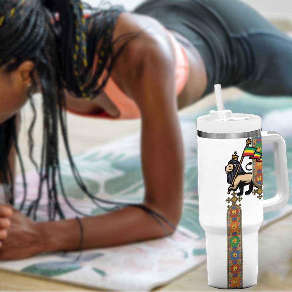 Ethiopia Saba Kemis Tumbler With Handle Lion Of Judah