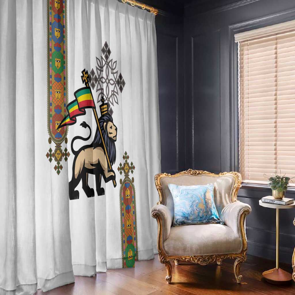 Ethiopia Saba Kemis Window Curtain Lion Of Judah