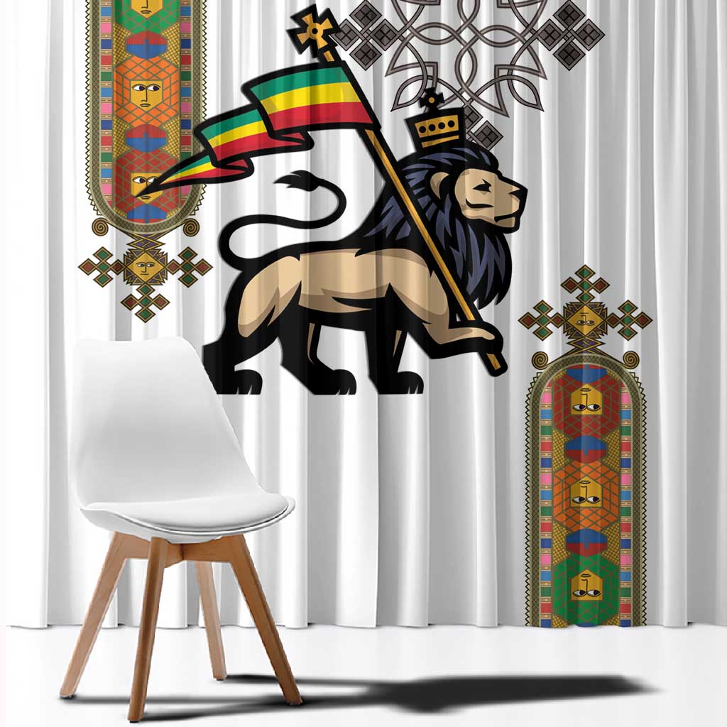 Ethiopia Saba Kemis Window Curtain Lion Of Judah