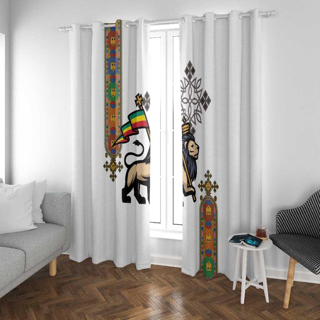 Ethiopia Saba Kemis Window Curtain Lion Of Judah