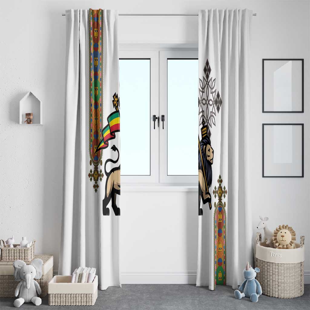 Ethiopia Saba Kemis Window Curtain Lion Of Judah