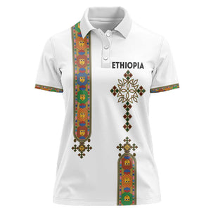 Ethiopia Saba Kemis Women Polo Shirt Lion Of Judah