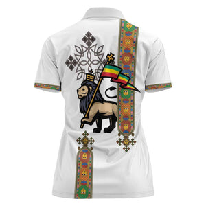Ethiopia Saba Kemis Women Polo Shirt Lion Of Judah
