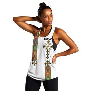 Ethiopia Saba Kemis Women Racerback Tank Lion Of Judah