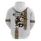 Ethiopia Saba Kemis Zip Hoodie Lion Of Judah