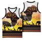 Africa Day Basketball Jersey Safari With Map - African Pattern - African Pride