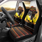 Africa Day Car Seat Cover Safari With Map - African Pattern