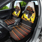 Africa Day Car Seat Cover Safari With Map - African Pattern