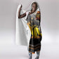 Africa Day Hooded Blanket Safari With Map - African Pattern