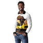 Africa Day Long Sleeve Polo Shirt Safari With Map - African Pattern
