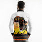Africa Day Long Sleeve Polo Shirt Safari With Map - African Pattern