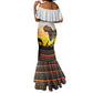 Africa Day Mermaid Dress Safari With Map - African Pattern