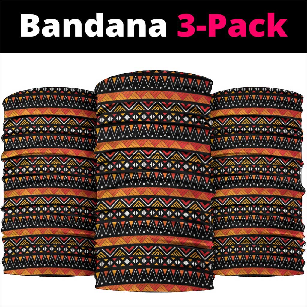 Africa Day Neck Gaiter Safari With Map - African Pattern - African Pride