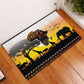 Africa Day Rubber Doormat Safari With Map - African Pattern
