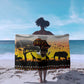 Africa Day Sarong Safari With Map - African Pattern