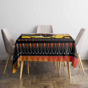 Africa Day Tablecloth Safari With Map - African Pattern