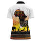 Africa Day Women Polo Shirt Safari With Map - African Pattern