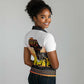 Africa Day Women Polo Shirt Safari With Map - African Pattern