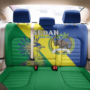 Personalized Sudan Back Car Seat Cover Coat Of Arms 1956-1970