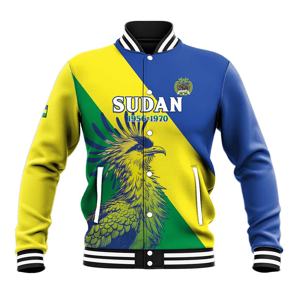 Personalized Sudan Baseball Jacket Coat Of Arms 1956-1970