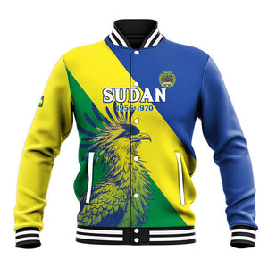 Personalized Sudan Baseball Jacket Coat Of Arms 1956-1970