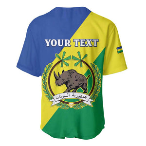 Personalized Sudan Baseball Jersey Coat Of Arms 1956-1970