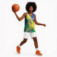 Personalized Sudan Basketball Jersey Coat Of Arms 1956-1970 - African Pride