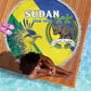 Personalized Sudan Beach Blanket Coat Of Arms 1956-1970