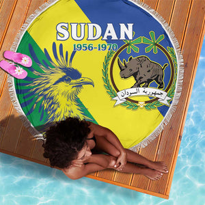 Personalized Sudan Beach Blanket Coat Of Arms 1956-1970