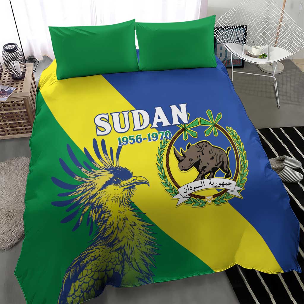 Personalized Sudan Bedding Set Coat Of Arms 1956-1970