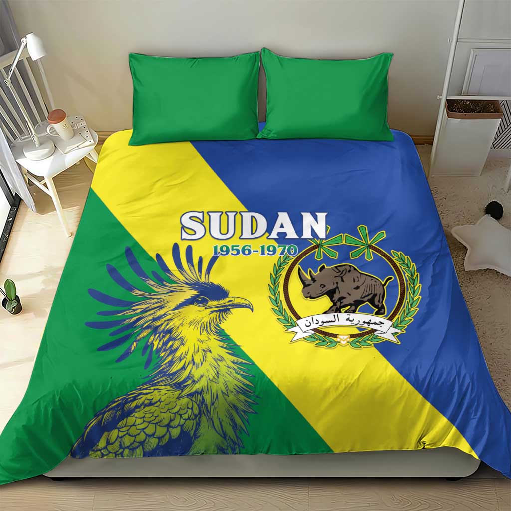 Personalized Sudan Bedding Set Coat Of Arms 1956-1970