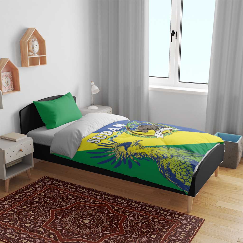 Personalized Sudan Bedding Set Coat Of Arms 1956-1970