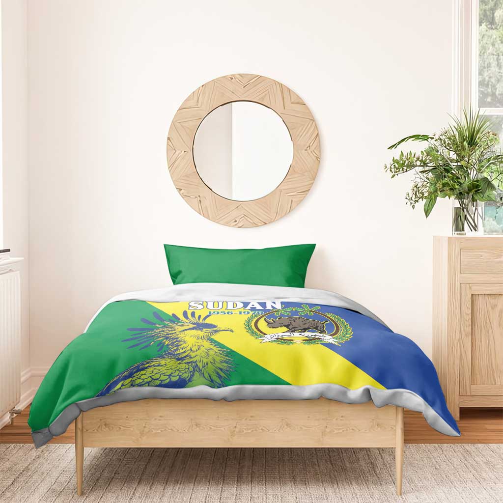 Personalized Sudan Bedding Set Coat Of Arms 1956-1970