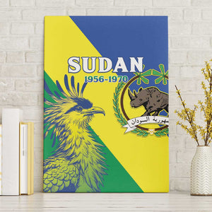 Personalized Sudan Canvas Wall Art Coat Of Arms 1956-1970