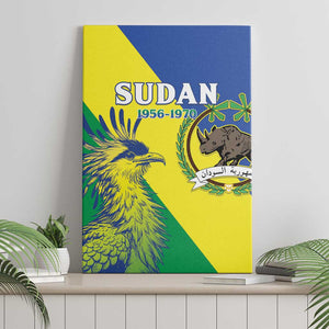 Personalized Sudan Canvas Wall Art Coat Of Arms 1956-1970